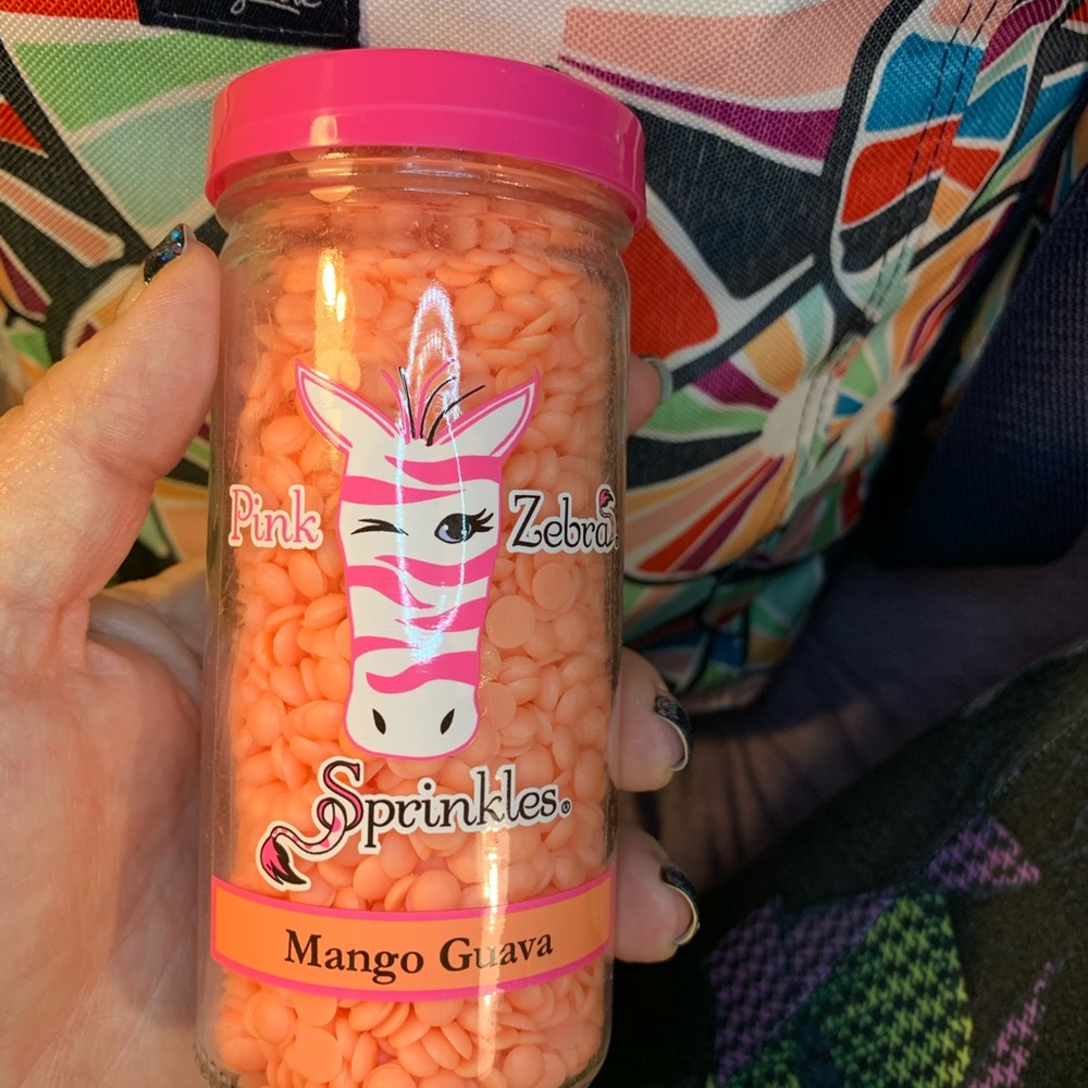 Pink Zebra Mango Guava sprinkles